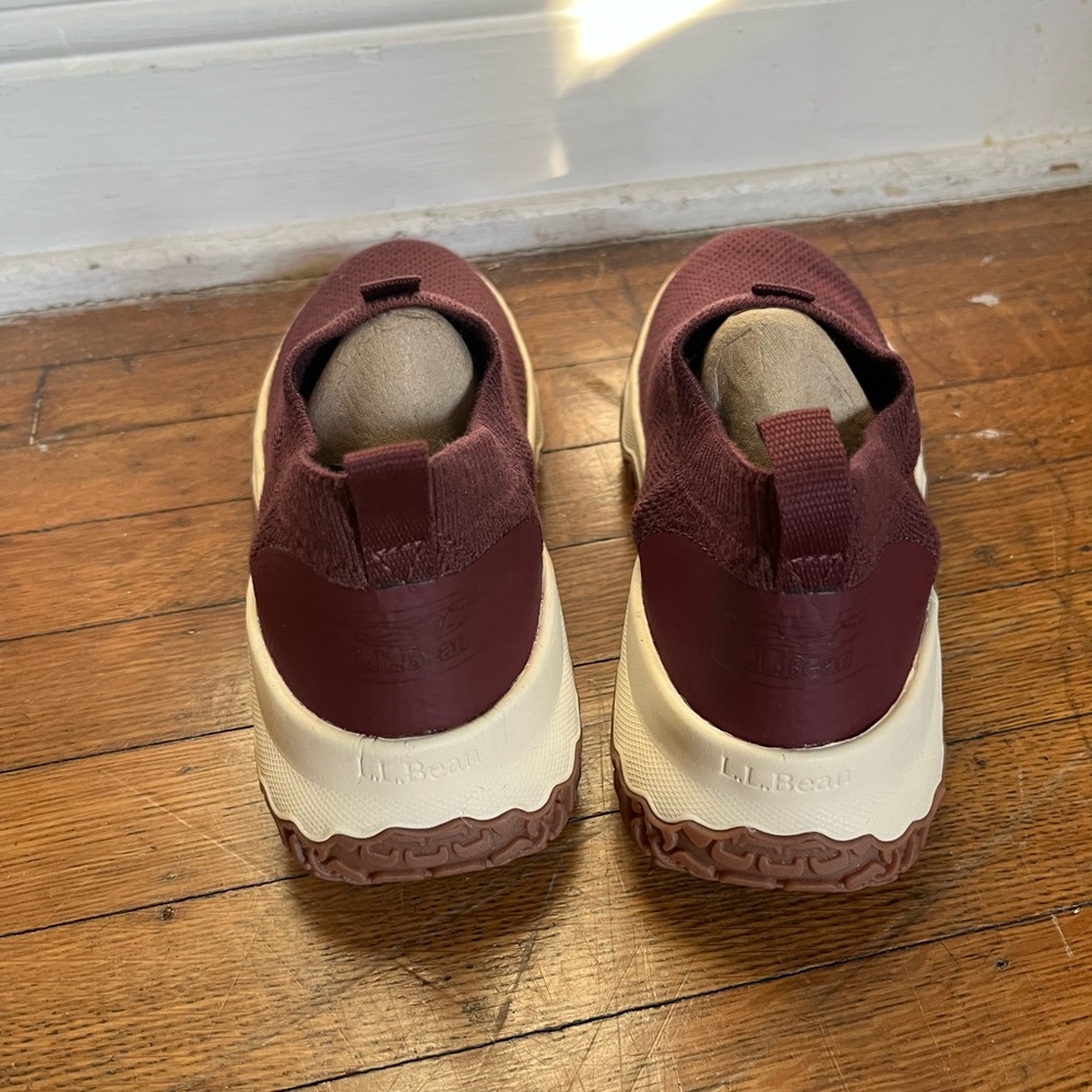 LL Bean Women's Day Venture Slip-Ons in burgundy women’s size 7.5 - Picture 7 of 8